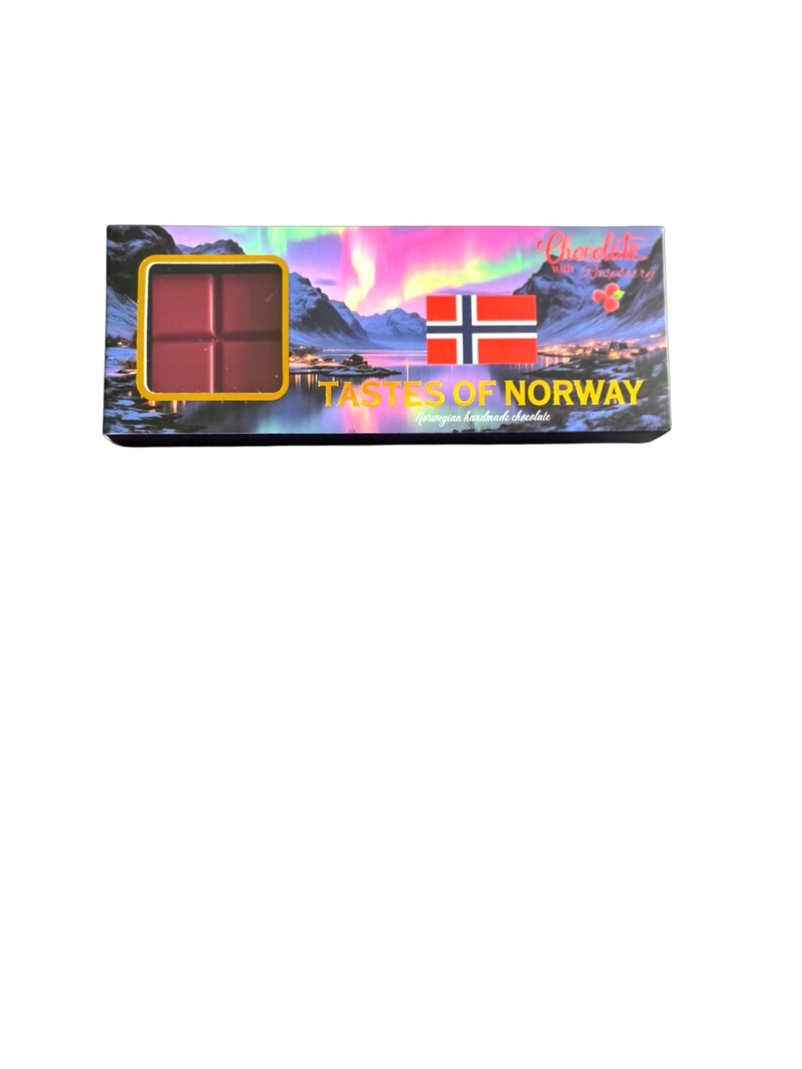 Bringebær 3 bit – lukket eske